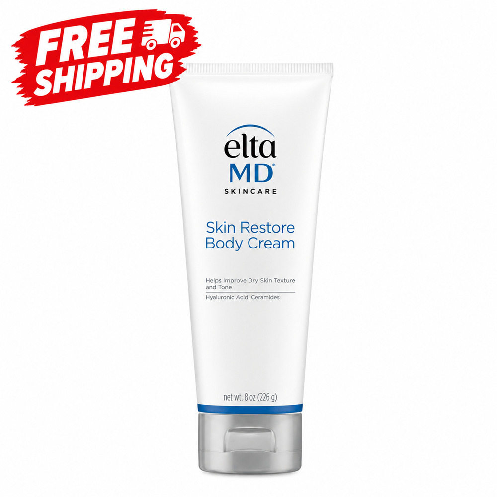 EltaMD Skin Restore Body Cream 8 oz 226g Hyaluronic Acid Ceramide Dry Skin